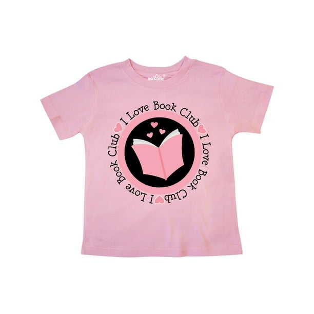 inktastic I Love Book Club Reading Gift Toddler T-Shirt 